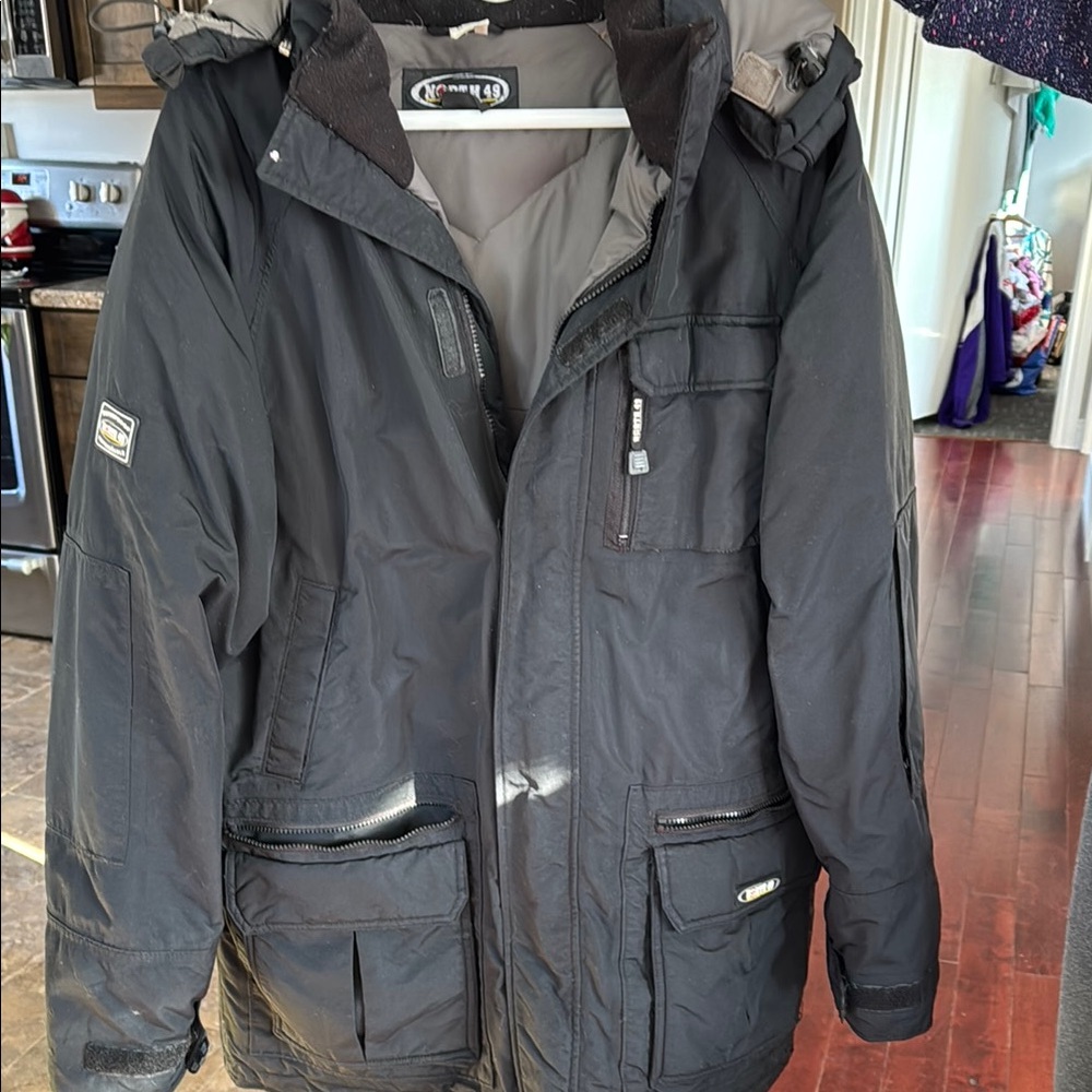 North 49 Black Winter Jacket